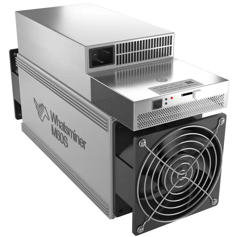 Whatsminer M60S+ - 186 TH/s - CryptoMiners24 - Buy ASIC Miners | Bitcoin Mining Hardware & Crypto Rigs WhatsMiner M60 High Efficiency Miner