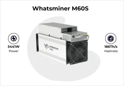 Buy MicroBT Whatsminer M60 ASIC Miner Real Quality CryptoMiners24